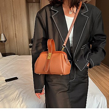 Tassel Handle Boston Doctor Shape Satchel