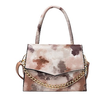 Tie Dye Multi Color Fancy Shoulder / Satchel Bag