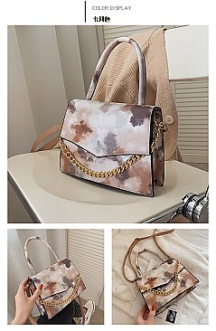 Tie Dye Multi Color Fancy Shoulder / Satchel Bag