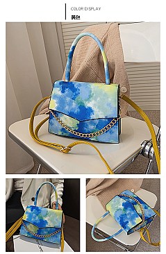 Tie Dye Multi Color Fancy Shoulder / Satchel Bag