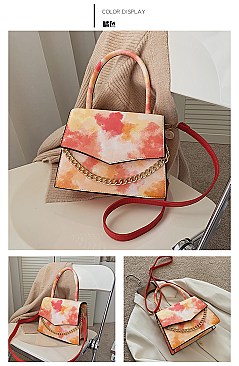 Tie Dye Multi Color Fancy Shoulder / Satchel Bag