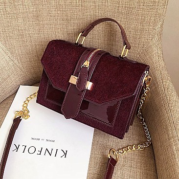 Accented Luxury Dressy Satchel