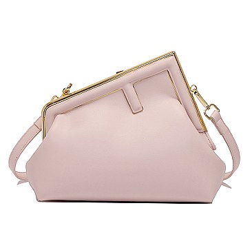 Metal Framed Clutch Shoulder Bag -Hot