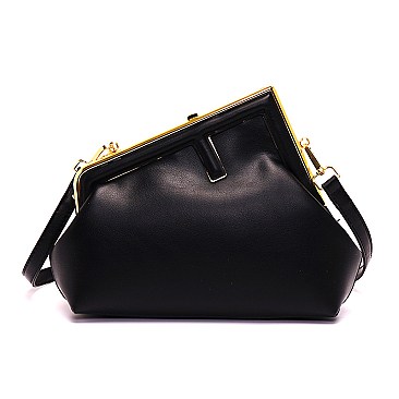 Metal Framed Clutch Shoulder Bag -Hot