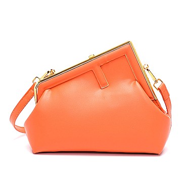 Metal Framed Clutch Shoulder Bag -Hot