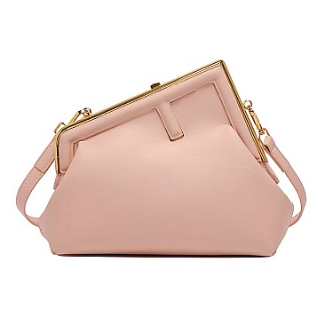 Metal Framed Clutch Shoulder Bag -Hot