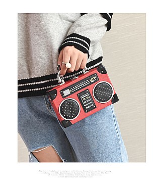 Mini Boombox Theme Novelty Bag