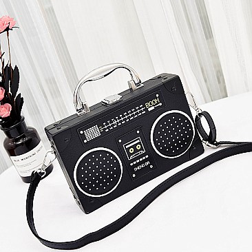 Mini Boombox Theme Novelty Bag