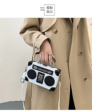 Mini Boombox Theme Novelty Bag