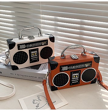 Mini Boombox Theme Novelty Bag