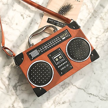 Mini Boombox Theme Novelty Bag