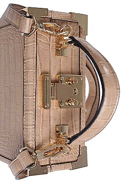 Trendy Square Crossbody Bag