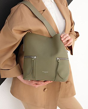 David Jones Bucket 2 in one Shoulder Bag