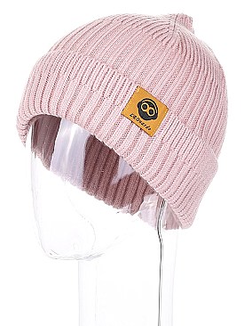 PACK OF 6 TRENDY ASSORTED COLOR CROCHET BEANIES