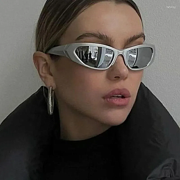 Pack of 12 Trendy Futuristic Fashion Punk Sports Sunglasses