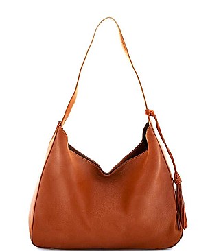 TRENDY STREET LEVEL DESIGN TASSEL HOBO BAG