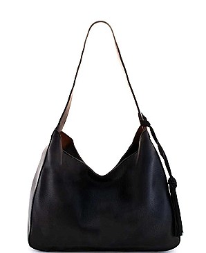 TRENDY STREET LEVEL DESIGN TASSEL HOBO BAG