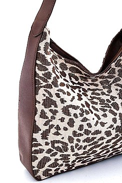 TRENDY STREET LEVEL DESIGN TASSEL HOBO BAG