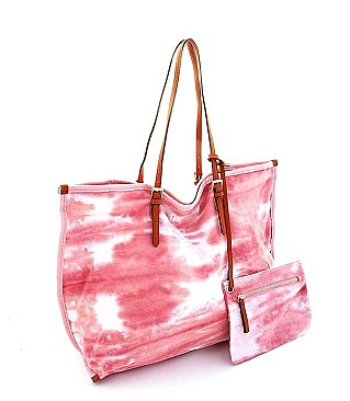 2 IN 1 DYE DESIGN TOTE BAG