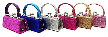 PACK OF 12 PCS ASSORTED COLOR DESIGNER MINI COIN PURSE