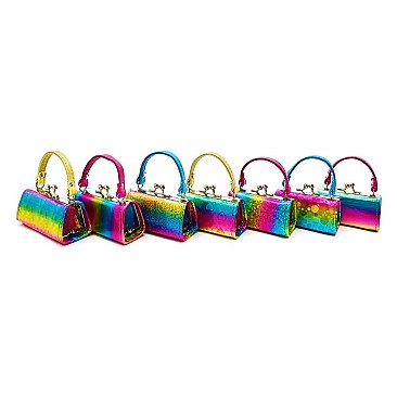 Pack of 12 Colorful Coin Purse