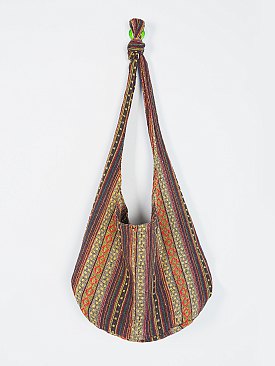 Aztec Print Knitted Crochet Shopping Shoulder Handbag