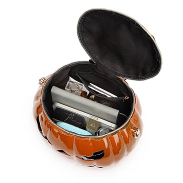 Halloween Pumpkin Jack Satchel Crossbody Bag