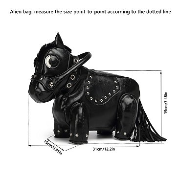 Horse Figure Crossbody / Shoulder Handbag