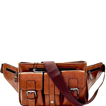 Unisex Multi-Pocket Fanny Pack Sling Bag MH-A9-1058