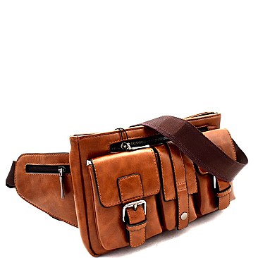 Unisex Multi-Pocket Fanny Pack Sling Bag MH-A9-1058