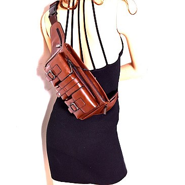 Unisex Multi-Pocket Fanny Pack Sling Bag MH-A9-1058