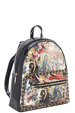 2 IN 1 MICHELLE OBAMA BACKPACK WALLET SET