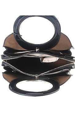 DESIGNER MICHELLE OBAMA 2 IN 1 HANDBAG SET