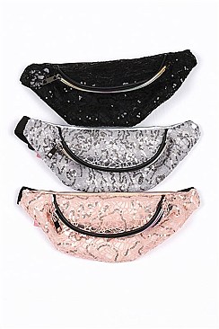 SEQUIN ACCENT Fashion Fanny Pack FM-ABG410