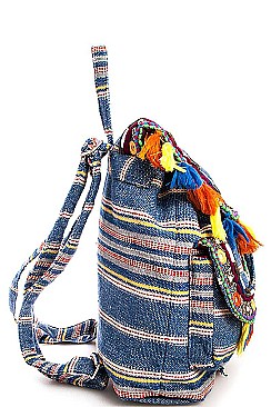 STYLISH BOHEMIAN CHIC BACKPACK