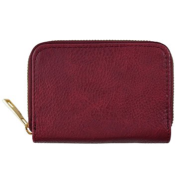 Accordion Card Holder Wallet WINE