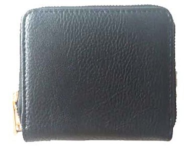 Zip Closure Half Wallet 