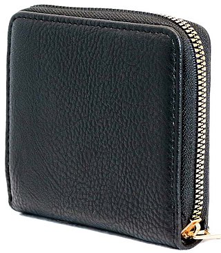 Zip Closure Half Wallet 
