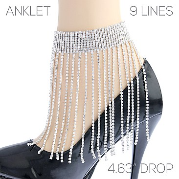 TRENDY Tassel CHAIN ANKLET