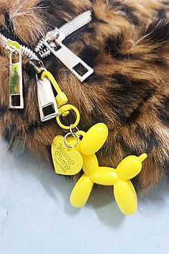 PACK OF 12 CUTE Balloon Dog Keychains - Party Favors