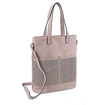 DESIGNER MESH STYLE FASHION TOTE BAG