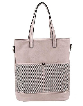 DESIGNER MESH STYLE FASHION TOTE BAG