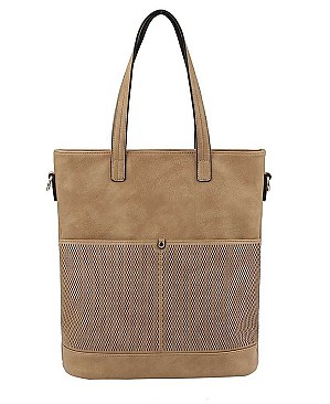 DESIGNER MESH STYLE FASHION TOTE BAG