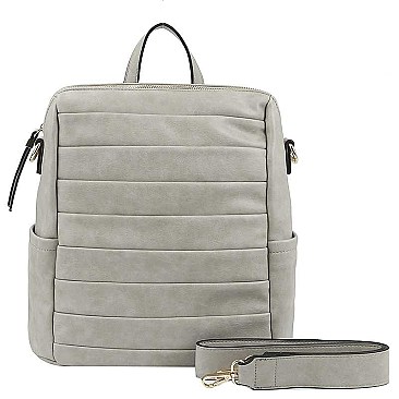 MODERN STRIPED LINE DESIGN BACKPACK