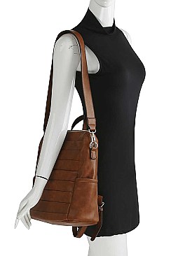 MODERN STRIPED LINE DESIGN BACKPACK