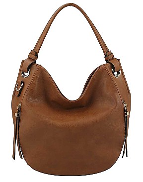 MODERN PLAIN STYLE HOBO BAG