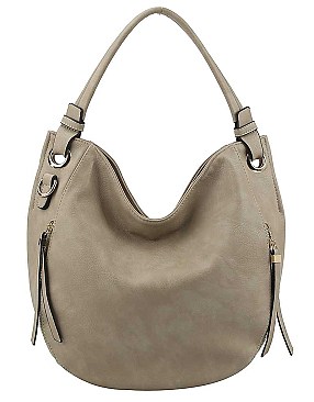 MODERN PLAIN STYLE HOBO BAG