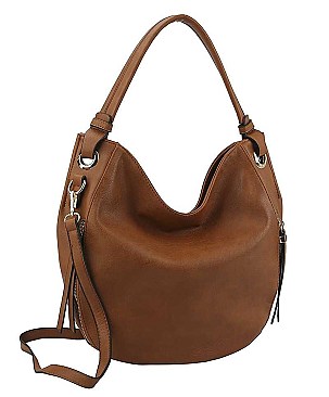 MODERN PLAIN STYLE HOBO BAG