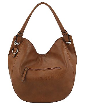MODERN PLAIN STYLE HOBO BAG