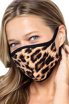 ANIMAL PRINT REUSABLE FASHION MASK